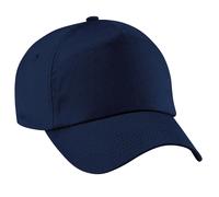 (One Size, French Navy) Beechfield Unisex Plain Original 5 Panel Baseball Cap
