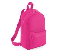 (One Size, Fuchsia) Bagbase Essential Fashion Mini Backpack