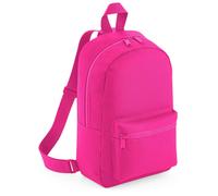 (One Size, Fuchsia) Bagbase Mini Essential Backpack/Rucksack Bag