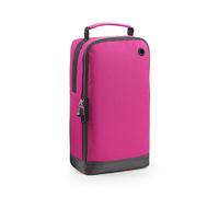 Bagbase Men's Sport Shoe Accessory Bag (8 Litres) Pack of 2 in Fuchsia Bagbase Fuchsia