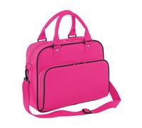 (One Size, Fuchsia/Black) Bagbase Childrens/Kids Dance Contrast Piping Carry Bag
