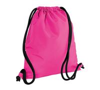 Bagbase Icon Drawstring Bag in Fuchsia Bagbase Fuchsia