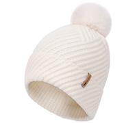 (One Size, Ghost) Trespass Womens Fleece Lined Beanie Hat - Anala