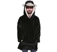 (One Size, Gorilla) Men's Ladies Oversized Hoodie Printed Snuggle