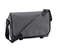 Contrast Detail Messenger Bag Bagbase Dark Grey One Size
