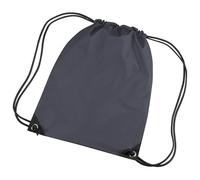 (One Size, Graphite) Bagbase Premium Gymsac Water Resistant Bag (11 Litres)
