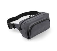 (One Size, Graphite Grey) BagBase Organiser Belt / Waistpack Bag (2.5 Litres)
