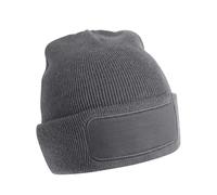 (One Size, Graphite Grey) Beechfield Original Patchwork Recycled Beanie