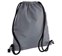 Bagbase Icon Drawstring Bag in Grey Bagbase Grey