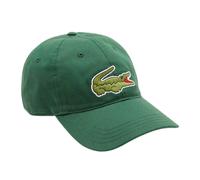 (One Size, Green) Lacoste Mens Embroidered Logo Baseball Cap