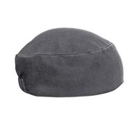 (One Size, Grey Denim) Premier Unisex Chefs Skull Cap (Pack of 2)