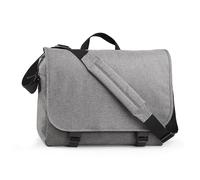 (One Size, Grey Marl) BagBase Two-tone Digital Messenger Bag (Up To 15.6inch Laptop Compartment)
