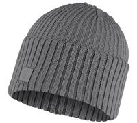 (One Size, Grey Melange) Buff Unisex Knitted Warm Winter Beanie Hat