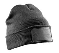 (One Size, Grey) Result Unisex Adult Thinsulate Printable Winter Beanie