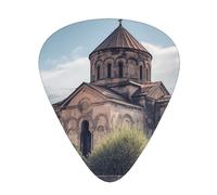One Size Guitar Picks Bulk 3 Different Thickness Personalized Guitar Plectrums With Storage Box Armenian Church Guitar Accessories For Bass Electric Guitar Acoustic Guitar Lovers