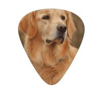One Size Guitar Picks Bulk 3 Different Thickness Personalized Guitar Plectrums With Storage Box Golden Retriever Guitar Accessories For Bass Electric Guitar Acoustic Guitar Lovers