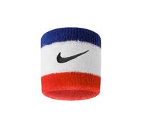 Nike Swoosh Wristband 2 Pack - White, Blue
