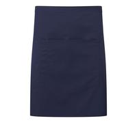 Premier Colours Front Pocket Waist Apron in Indigo Premier Indigo