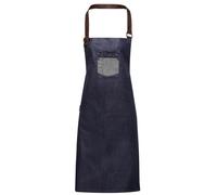 (One Size, Indigo Denim) Premier Division Bibbed Apron