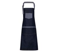 (One Size, Indigo Denim) Premier Unisex Adult Domain Full Apron