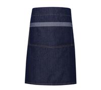 Premier Unisex Domain Contrast Denim Waist Apron