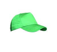 (One Size, Kelly Green) Result Unisex Plain Baseball Cap (Pack of 2)