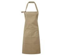 Premier Calibre Heavy Canvas Pocket Apron in Khaki Premier Khaki