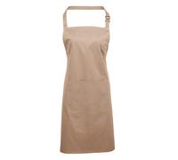 Premier Colours Pocket Full Apron in Light Brown Premier Light Brown