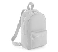 (One Size, Light Grey) Bagbase Mini Essential Backpack/Rucksack Bag