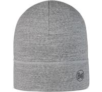 (One Size, Light Grey) Buff Unisex Merino Wool Lightweight Warm Winter Beanie Hat