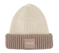 (One Size, Light Vanilla/Warm Taupe) Regatta Childrens/Kids Connora Fisherman Logo Beanie