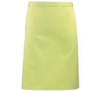(One Size, Lime) Premier Ladies/Womens Mid-Length Apron