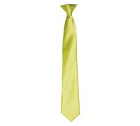 Premier Satin Tie in Lime Premier Lime One Size