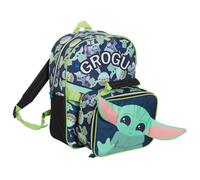 Disney Mandalorian Backpack With Lunch Bag Kids GROGU Baby Yoda Matching School Bag Set