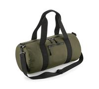 (One Size, Military Green) BagBase Recycled Barrel Bag