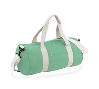 Bagbase Men's Plain Varsity Barrel Duffle Bag (20 Litres) Pack of 2 in Bright Green Bagbase Bright Green One Size