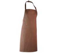 Premier Colours Bib Apron Workwear in Brown Premier Brown