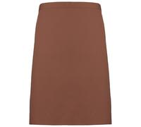 (One Size, Mocha) Premier Colours Mid Length Apron