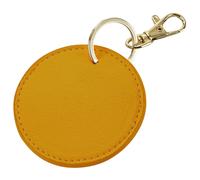 Bagbase Boutique Circular Key Clip in Mustard Bagbase Mustard One Size