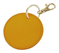 Bagbase Boutique Circular Leather-Look PU Keyclip in Mustard Bagbase Mustard One Size