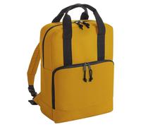 (One Size, Mustard Yellow) Bagbase Unisex Adult Cooler Recycled Backpack