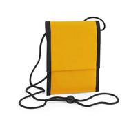 (One Size, Mustard Yellow) Bagbase Unisex Adult Recycled Crossbody Bag