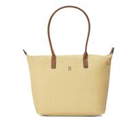 (One Size, Natural/Raffia) Tommy Hilfiger Popette Monogram Nylon Tote Bag