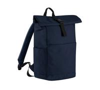 (One Size, Navy) Bagbase Premium Roll Top Recycled Backpack