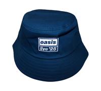 (One Size, Navy Blue) Oasis Live '25 Logo Bucket Hat