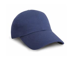 (One Size, Navy Blue) Result Unisex Low Profile Heavy Brushed Cotton Baseball Cap