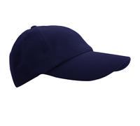 (One Size, Navy Blue) Result Unisex Low Profile Heavy Brushed Cotton Baseball Cap (Pack of 2)