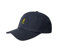 (One Size, Navy) Kangol Leather Backstrap Baseball Cap