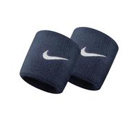 (One Size, Navy) Nike Unisex Adults Swoosh Wristband (Set Of 2)