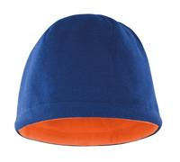 (One Size, Navy / Orange) Result Unisex Winter Essentials Reversible Fleece Skull Hat